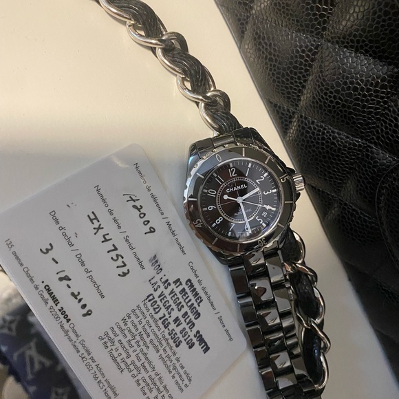 Chanel J12 ceramic watch, black - Picture 6 of 6